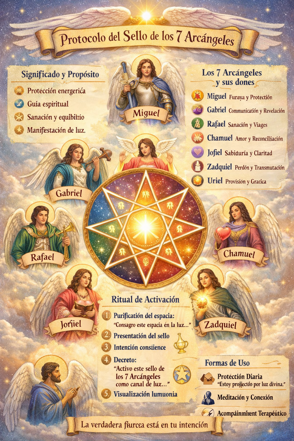 Sello de los siete Arcángeles