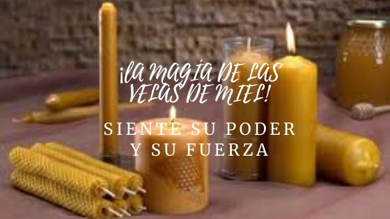 Ritual con velas de cera de abeja